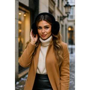 Audífonos Plegables de Felpa Beige Importados KLK01, Orejeras Premium - Product Image 5