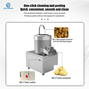 Nouvelle machine à laver et à peler les pommes <span class=keywords><strong>de</strong></span> <span class=keywords><strong>terre</strong></span>, grande capacité, petite éplucheuse à pommes <span class=keywords><strong>de</strong></span> <span class=keywords><strong>terre</strong></span>, durable pour les restaurants - Product Image 3