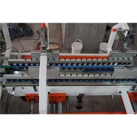 Machine automatique de pliage et de collage de manchons de gobelets pour carton, 0-200 m/min, pour carton ondulé, collage simple ou double face