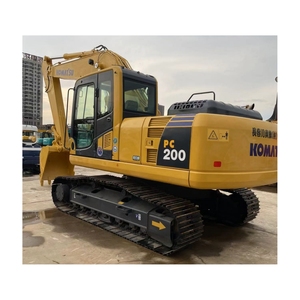 รถขุดมือสอง โคมัตสุ PC200 จากญี่ปุ่น ชั่วโมงการทำงานต่ำ พร้อมปั๊มไฮดรอลิกและกระบอกสูบเดิมๆ ของโคมัตสุ รถขุด 20 ตัน - Product Image 2