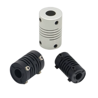 Accouplement d'encodeur en plastique, nylon, alliage d'aluminium, accouplement élastique, accouplement flexible, petit accouplement à enroulement
