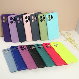 Funda Protectora para Teléfono de TPU Suave con Orificios Precisos y Protección Anticaídas, con Forro de Tela y Protector de Cámara para iPhone 17, Fundas para Celulares - Product Image 2