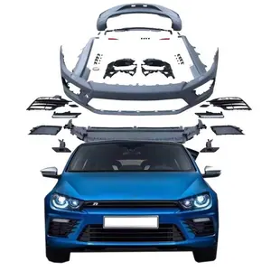 Bodykit mobil Bumper depan R, suku cadang otomatis kualitas tinggi, Kit seluruh bodi mobil untuk VW 2015 Scirocco R