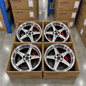 Rueda de <span class=keywords><strong>18</strong></span> pulgadas 5x114.3, Rueda 5x114.3, Rueda 4x100, 5x114.3 5x100, Llanta cóncava de plato profundo de aleación <span class=keywords><strong>18</strong></span> JDM 18x9.5 4x100 15 plato profundo cl15 - Product Image 3