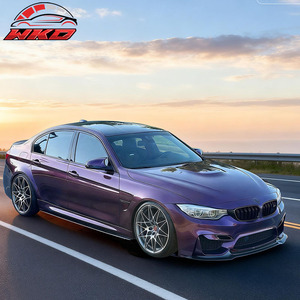 Compatible con BMW F80 m3 2015-2020, alerón delantero estilo GTS sin pintar, color negro - Product Image 4
