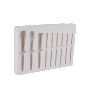 Tùy chỉnh thiết kế chân không hình thành nhung màu xám nhựa vỉ mỹ phẩm vỉ chèn <span class=keywords><strong>PS</strong></span> đổ xô VAC bao bì khay - Product Image 4