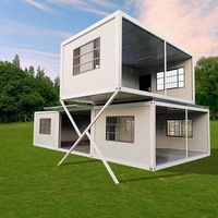 Maison préfabriquée détachable écologique personnalisée, structure en acier galvanisé, résistante au feu et au vent, pour écoles et hôtels