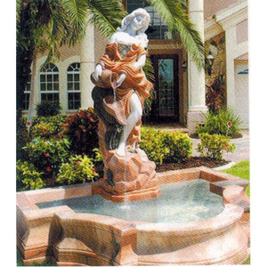 Lobby extérieur <span class=keywords><strong>moderne</strong></span> <span class=keywords><strong>d</strong></span>écoration marbre pierre grande <span class=keywords><strong>fontaine</strong></span> <span class=keywords><strong>d</strong></span>'eau dansante avec nue dame ange fille Statue grande cascade - Product Image 3