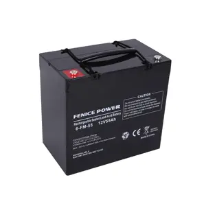 Bateria de computador 12v 55ah, bateria de chumbo ácido preço na etiopia