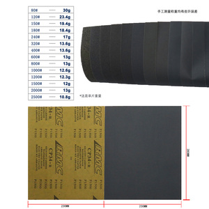 Carta Abrasiva 9x11 Pollici, Grana 80-2500, Impermeabile per Uso Umido/Secco, Carta Vetrata in Carburo di Silicio per Lucidatura Auto, Legno e Metallo - Product Image 3