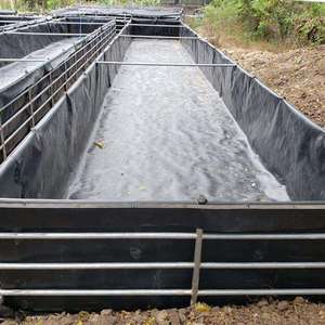 แผ่นรองบ่อ HDPE ความหนา 1.00 มม. ทนทาน มาตรฐาน ASTM GRI GM13 สำหรับบ่อเก็บน้ำ บ่อเพาะเลี้ยงสัตว์น้ำ และบ่อเพาะปลูกพืช - Product Image 6