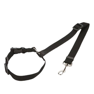 Sangle de remorquage solide en nylon avec anneau circulaire, laisse pour <span class=keywords><strong>chien</strong></span> réglable et extensible, accessoires pour animaux de compagnie pour voiture - Product Image 1