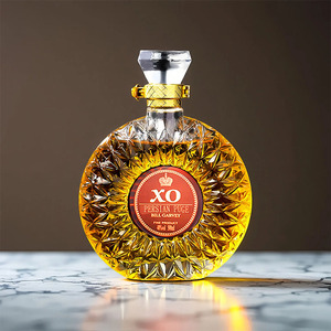 מחיר נמוך מותאם אישית 500 מ "ל 750 מ" ל יין ווסקי ווסקי וודקה ברנדי בקבוקי זכוכית בקבוק זכוכית בקבוק עם מכסה - Product Image 2