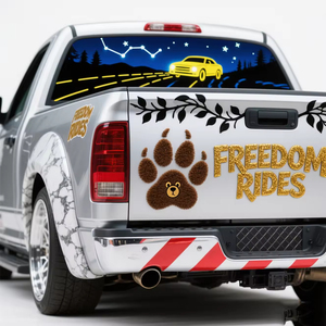 UV Resist Weatherproof Custom Die Cut Logo Windshield Vehicle Outdoor <b>Decals</b> Vinyl Transfer Car Sticker for <b>Window</b> Car <b>Decals</b> - Product Image 2