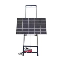 Guindaste Elétrico Compacto para Instalação de Painéis Solares em Janelas, Elevador de Cabo de Aço para Construção Civil