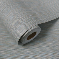 Panneaux muraux décoratifs commerciaux antistatiques en film texturé imitation bois et toile de jute de qualité supérieure Jinyi Aihua