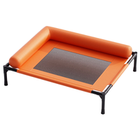 Lit pour animaux de compagnie et accessoires, grande taille, beige sable, vert, noir, solide, rafraîchissant, respirant, avec maille remplaçable, anti-humidité, en forme de boîte