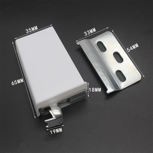 Cabinet Hanging <b>Bracket</b> ABS <b>White</b> 35Mm Hole Durable Furniture Hardware Accessory - Product Image 1