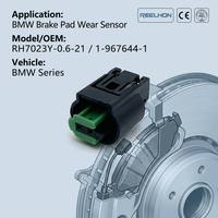 Connecteur automobile étanche femelle 2 broches Micro Quadlock MQS RH7023Y-0.6-21 1-967644-1 pour faisceau de capteur de plaquettes de frein