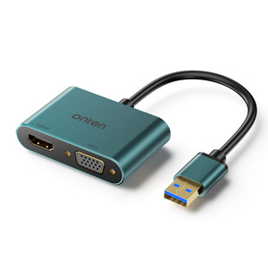 Adaptateur USB3.0 vers HDTV VGA 2-<span class=keywords><strong>en</strong></span>-1 <span class=keywords><strong>4K</strong></span> 60Hz VGA <span class=keywords><strong>1080P</strong></span> 60Hz, <span class=keywords><strong>convertisseur</strong></span> USB3.0 vers VGA 2-<span class=keywords><strong>en</strong></span>-1 <span class=keywords><strong>1080P</strong></span> sans pilote pour ordinateur - Product Image 6