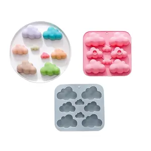 Cloud Shape DIY Dessert Creation Chocolate Molding Cake Specialty Durable Food grade Silicone Crystal Colloid Forming Mold