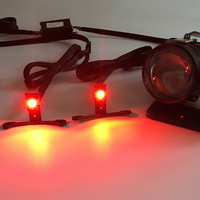 Objectif de projecteurs de voiture avec des yeux de diable colorés RVB de 2.5 pouces led
