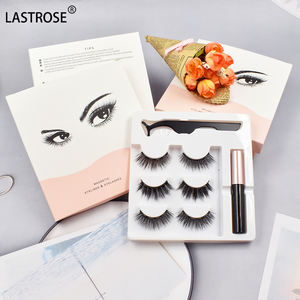 3D चुंबकीय eyelashes थोक मूल्य 5 टुकड़े बरौनी मैग्नेट चुंबकीय झूठी eyelashes - Product Image 2