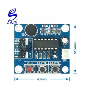 Hot bán ISD1820 mô-đun ghi âm giọng nói mô-đun các giọng nói Hội Đồng Quản trị telediphone mô-đun Hội Đồng Quản trị ISD1820