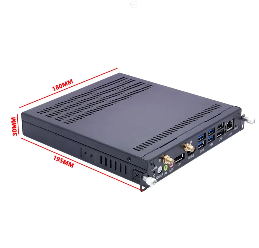 Masaüstü bağımsız CPU ile mini pc dört çekirdekli OPS-MX6900 6/7/8/9 Gen platformu 1151-pin çekirdek i3 i5 i7 i9 grafik kartı