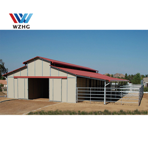 Chất Lượng Cao Prefab Kết Cấu Thép Bò Sữa Đổ Ổn Định Barn Trang Trại Thiết Kế Xây Dựng - Product Image 4
