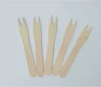High Cost-Effective Top Standard Biodegradable Bulk Birch Wooden Tableware Forks