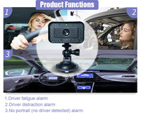 Sistema de Seguridad Antisueño para Conducir AlwayCare MR688, Sensor de Cámara DMS para Vehículos, Alarma para Camiones, Monitoreo de Fatiga del Conductor