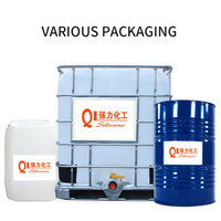 Huile de silicone polydiméthylsiloxane incolore de haute pureté marque Qiangli, 1000 cst, additifs pétroliers diméthyl, prix usine