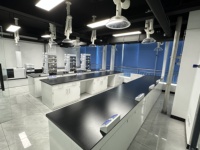 Table de laboratoire en acier inoxydable, ignifuge, anti-explosion, antimicrobienne, design moderne pour usage scolaire et hospitalier, scientifique