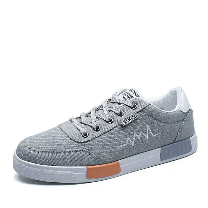 Nieuwe Mode Low-Top Canvas Herenschoenen Canvas Skateschoenen All-Match Platte Causale Schoenen Voor Heren