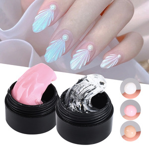 เจลต่อเล็บเนื้อนุ่มแบบไม่เหนียวเหนอะหนะ ขนาด 5 มล. สีนู้ด สำหรับต่อเล็บด้วยมือ ทำเล็บ DIY - Product Image 1