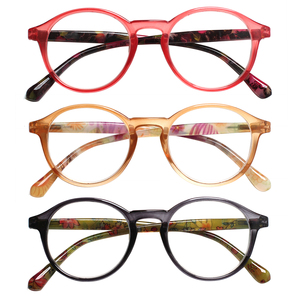 <span class=keywords><strong>Gafas</strong></span> <span class=keywords><strong>de</strong></span> Lectura Redondas Anti-Luz Azul, Coloridas, Modernas y Lindas, con Bisagras <span class=keywords><strong>de</strong></span> Resorte para Mujer, 1.75 3.25, Venta al Por Mayor <span class=keywords><strong>de</strong></span> Fábrica, Personalizadas y Económicas - Product Image 1