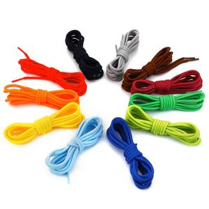 Lacets de chaussures en polyester élastique de haute qualité, ronds, 4 mm, colorés, pour chaussures de sport et de plein air - Product Image 1