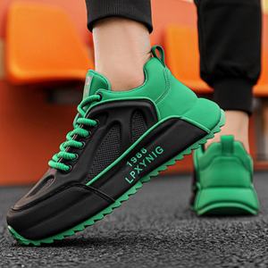 Men's Low-Top Lace-Up Sporty <b>Casual</b> <b>Shoes</b> <b>White</b> Oversized Sports Sneakers Breathable Waterproof - Product Image 5