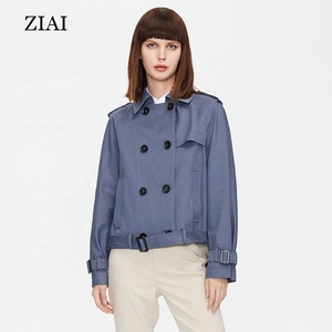 Offre Spéciale personnalisée de haute qualité printemps automne luxe manteau dames vert femmes veste - Product Image 3