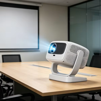 Projecteur portable HT3 Pro avec autofocus intégré et stabilisateur, permet une projection directe en plein jour à la maison