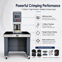 Machine à sertir les terminaux Qilin SQ-30T 2KW à commande servo, 1-150mm², précision 0,02mm, écran tactile intelligent, pour câbles robustes