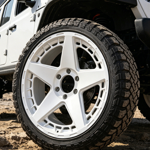 Rines Forjados de Aleación de 20 Pulgadas ET15 6x139.7 Blancos para Auto, Rines Todoterreno de 6 Birlos 5x108 para SUV, Pickup, BMW, Mercedes, Audi - Product Image 2