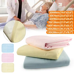 Almohadillas impermeables para cama de enfermería, de alto rendimiento, para incontinencia médica, reutilizables