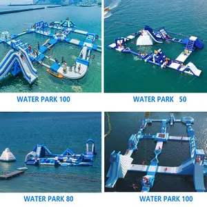 Lilytoys ออกแบบใหม่พอง Aqua Park 0.9 PVC อุปกรณ์สวนน้ำ