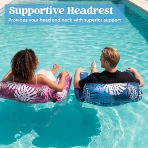 1 Pack Heavy Duty Inflatable <strong>Pool</strong> Lounge <strong>Chair</strong> Portable Floating Recliner Adults Swimming <strong>Pool</strong> Lake Beach Summer Relax Made - Product Image 4