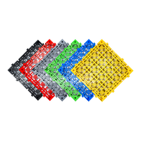 Schnell zu Verlegende PP-Interlocking-Drainage-Bodenroste Rutschfeste Wasserdichte Hochfeste Modulare Fliesen für Autowaschanlagen und Arbeitsbereiche