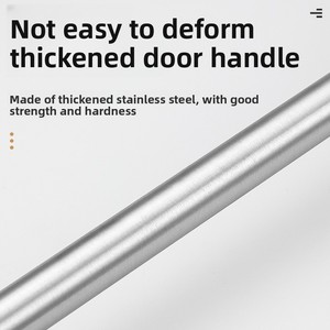 Kenop Gagang Ekstensi Pintu Kabinet Tahan Karat Baja Tahan Karat Minimalis Modern Lemari Laci Dapur Lemari Pakaian - Product Image 3