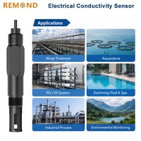 Sonde de conductivité numérique en graphite à quatre pôles en ligne RS485 pour la mesure de l'EC, du TDS et de la salinité de l'eau (rivière, lac, eau souterraine) – Équipement environnemental OEM