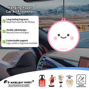 Ambientadores para Auto Smiley Premium, Mezcla de Aceites Esenciales al 18%, Antidecoloración, Larga Duración, Regalo para Conductores, Eliminación de Olores, OEM/ODM - Product Image 2